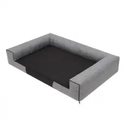 Cama Para Perro Victoria Talla L: 80x55x17 Gris Ecolen