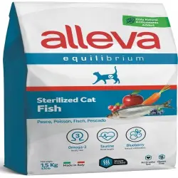 Pienso Alleva Equilibrium para gatos esterilizados sabor Arenque