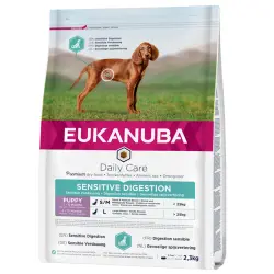 Eukanuba Daily Care Puppy Sensitive Digestion con pollo y pavo - 2,3 kg