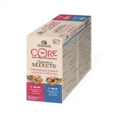 Wellness Core Signature Selects Flaked Atún latas para gatos - Multipack 8