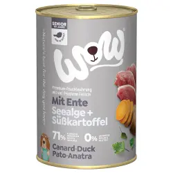 WOW Senior, con pato 12 x 400 g