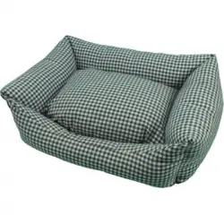 Cama Cuna Cuadrada Vichy T2 55x45 Verde