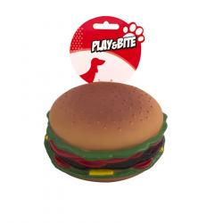 Play&Bite Hamburguesa de juguete para perros