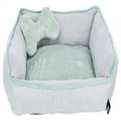 Trixie Junior Cama Gris y Verde para perros