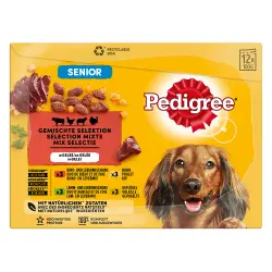 Pedigree Senior Multipack en bolsitas para perros - 24 x 100 g - Pack Ahorro