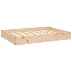 Cama Para Perros Madera Maciza De Pino 71,5x49x9 Cm Vidaxl