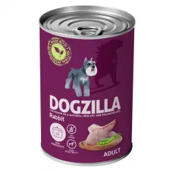 Dogzilla Adult Conejo lata para perros