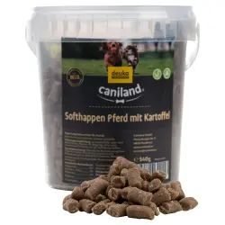 Caniland Soft bocaditos de caballo sin cereales - 540 g