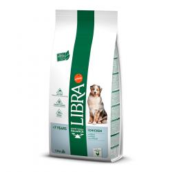 Pienso para perros senior +7 pequeños, medianos y grandes Libra pollo 12 Kg