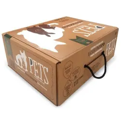 Caja de pellet para gatos 100% ecológica mediana