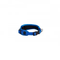 Rogz padded collar acolchado azul para perros