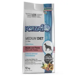 Forza 10 Medium Diet Low Grain con cerdo - 12 kg