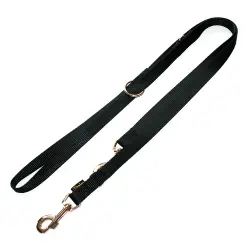 Correa ajustable Heim Lead Cord Locked Rosé, negro - 200 cm de largo, B 20 mm