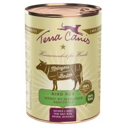 Terra Canis Carne Pura 6 x 400 g - Vacuno puro