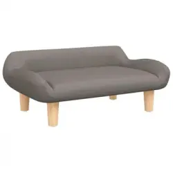 Cama Para Perros De Tela Gris Taupe 70x40x24 Cm Vidaxl