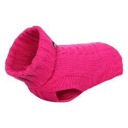 Rukka® Jersey para perros Wooly, frambuesa - aprox. 26 cm longitud dorsal (talla XS)