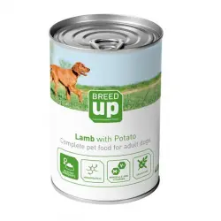 Breed Up Adult Cordero con Patatas lata para perros