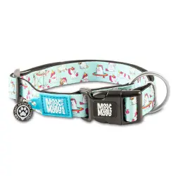 Collar Max & Molly Unicorn con Smart ID para perros - L: 39-62 cm perímetro de cuello, 25 mm de ancho