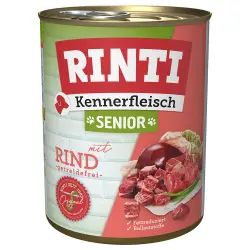 Rinti Kennerfleisch Senior 6 x 800 g - Vacuno