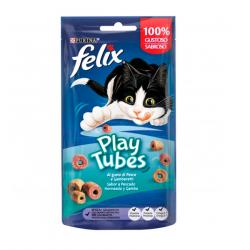 Felix Play Tubes Pescado y Gambas Bocaditos para gatos