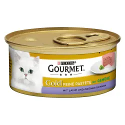 Gourmet Gold Mousse 12 x 85 g - Cordero con judías verdes