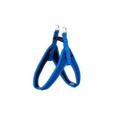 Rogz fast fit arnés de nylon azul para perros