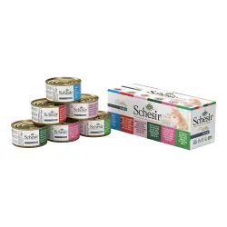 Schesir en gelatina 6 x 85 g - Pack mixto: 6 variedades