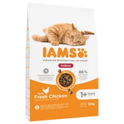 IAMS for Vitality Adult Indoor con pollo fresco - 10 kg