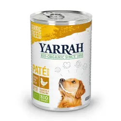 Yarrah Paté ecológico de pollo en latas - 6 x 400 g