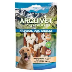 Huesitos Natural Dog Snacks Arquivet de pato con calcio sabor Pato