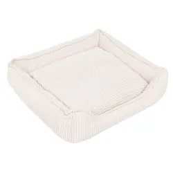 Cama Modern Living Helena para perros - 65 x 60 x 18 cm (L x An x Al), beige