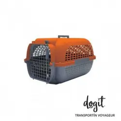 Transportín Dogit Pet Voyaguer Carrier Tamaño S - Naranja /gris