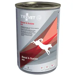 Trovet RID Renal & Oxalate con pollo y salmón comida húmeda para perros - 400 g