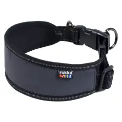 Collar reflectante Rukka® Luminous Soft para perros - L: 45 - 70 cm contorno de cuello, 30 mm de ancho