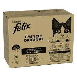 Felix Estándar 120 x 85 g - Jumbopack - Vacuno y pollo