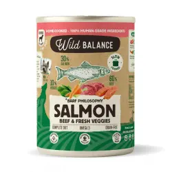 Wild Balance BARF Salmón y Ternera lata para perros