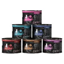 catz finefood Purrrr en latas 6 x 200 / 190 g - Pack mixto I 6 x 200/190g