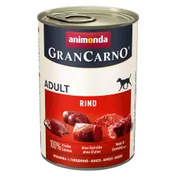 Animonda GranCarno Original Adult 6 x 400 g - Carne pura de vacuno