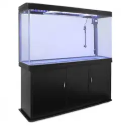 Acuario Completo De 300l Con Mueble Negro