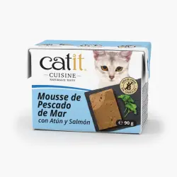 Mousse para gatos Catit Cuisine, Pescado de mar-90g