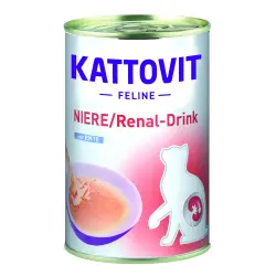 Kattovit Drink Renal bebida para gatos - 24 x 135 ml, con pato