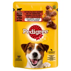 Multipack Pedigree Adult en bolsitas para perros - 24 x 100 g Vacuno y mezcla de hígado en gelatina