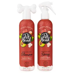 Pet Head Festive Roasted Chestnut Shampoo & Spray para perros - 2 x 300 ml