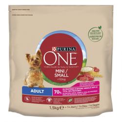 Purina One My Dog Is Adult Mini Buey 1.5 Kg.