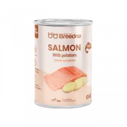 Alimento Húmedo Salmón (pack 12 Latas) Breedna