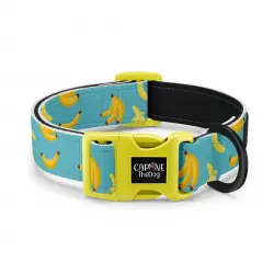 Collar regulable CaponeTheDog estampado Bananas