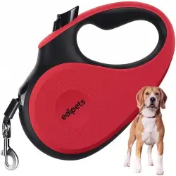 Edipets correa extensible roja 50 kg para perros