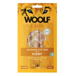 Woolf Earth Noohide M Barrita Plana con Conejo