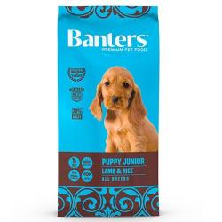 Banters Puppy Junior Cordero y Arroz pienso para perros