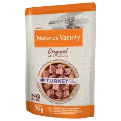 Nature's Variety Original Paté No Grain 12 x 70 g para gatos - Pavo